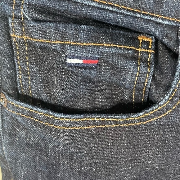 Tommy Hilfiger Jeans Men's 28/30 Dark Denim Jeans Blue - Picture 7 of 10